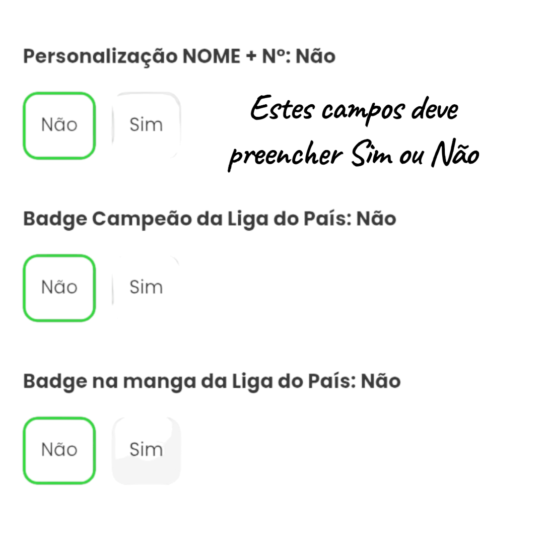 Pack Básico – 3 Camisolas por 60€
