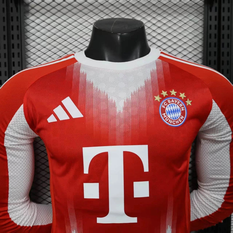 Bayern Munique - Camisola manga longa 25/26 - VERSÃO JOGADOR (LER DESCRIÇÃO)