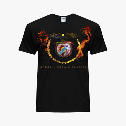 Benfica - T-shirt Preta