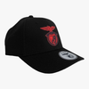 Benfica - Boné Premium preto com escudo PVC para júnior