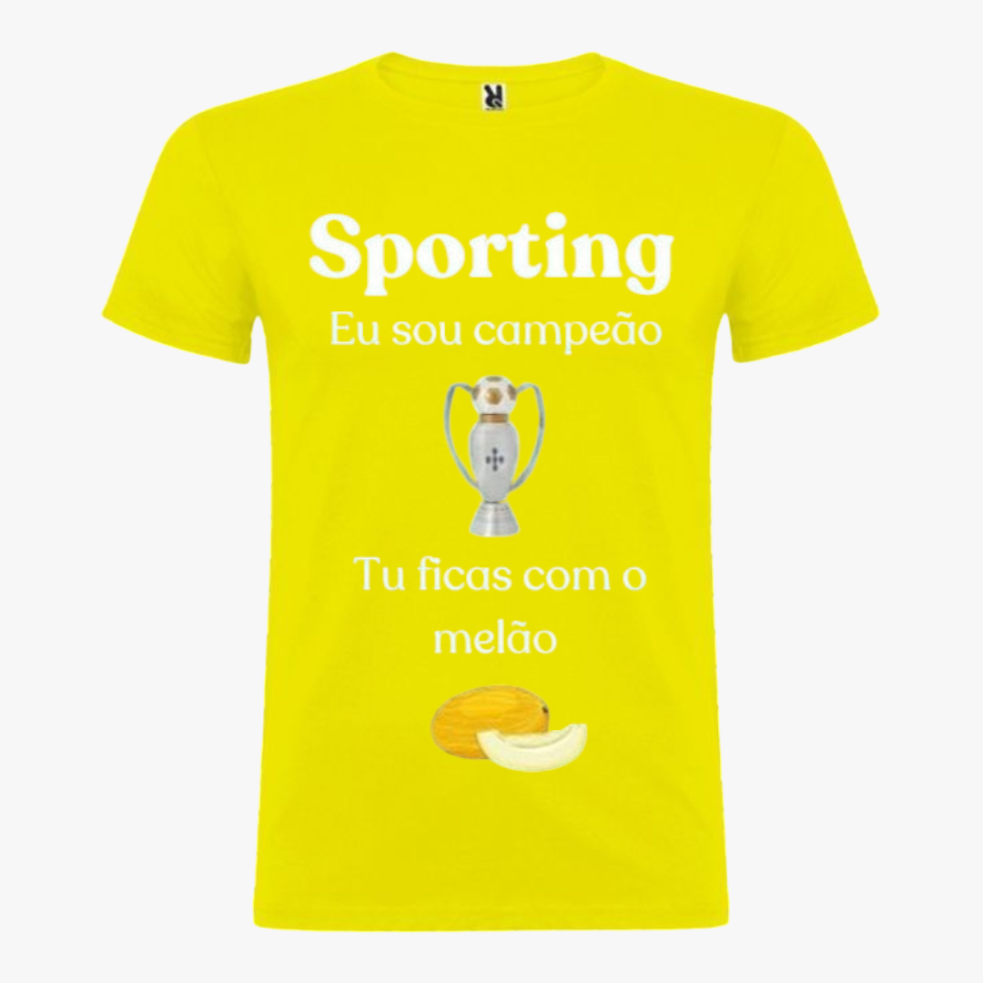 Sporting - T-shirt Amarela