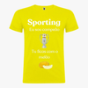 Sporting - T-shirt Amarela
