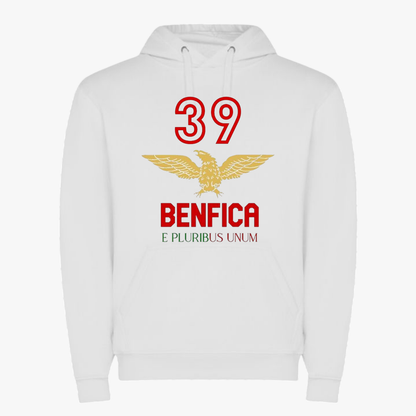 Benfica - Sweat-shirt com capuz - Branca