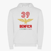 Benfica - Sweat-shirt com capuz - Branca