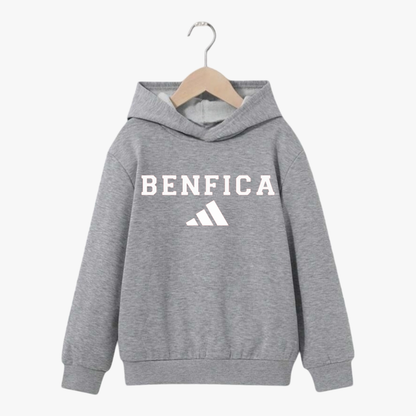 Benfica - Sweat-shirt com capuz - Cinza