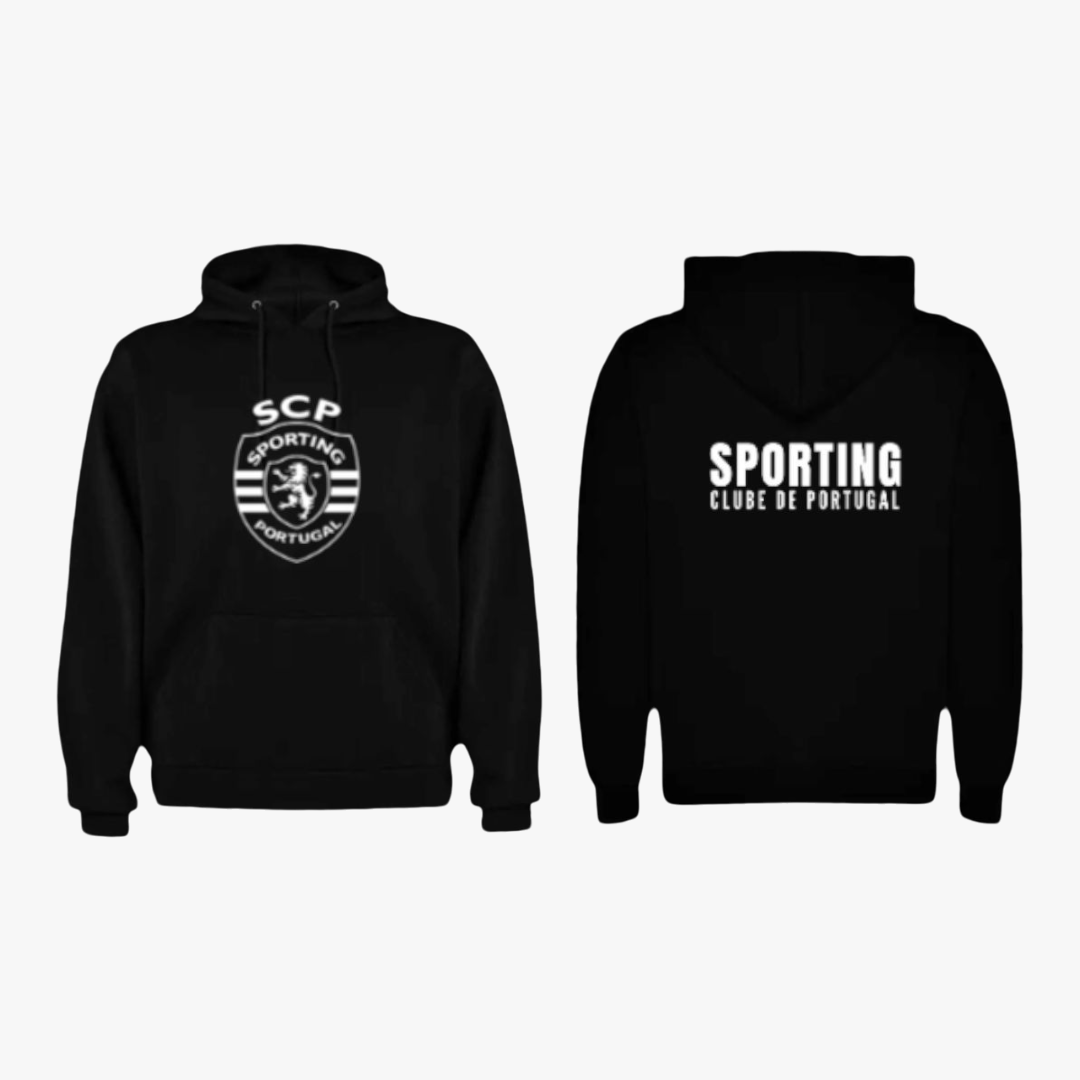 Sporting - Sweat-shirt com capuz - Preta