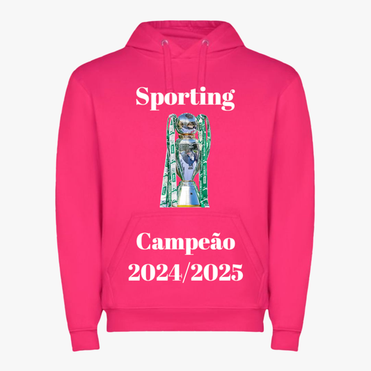 Sporting - Sweat-shirt com capuz - Rosa