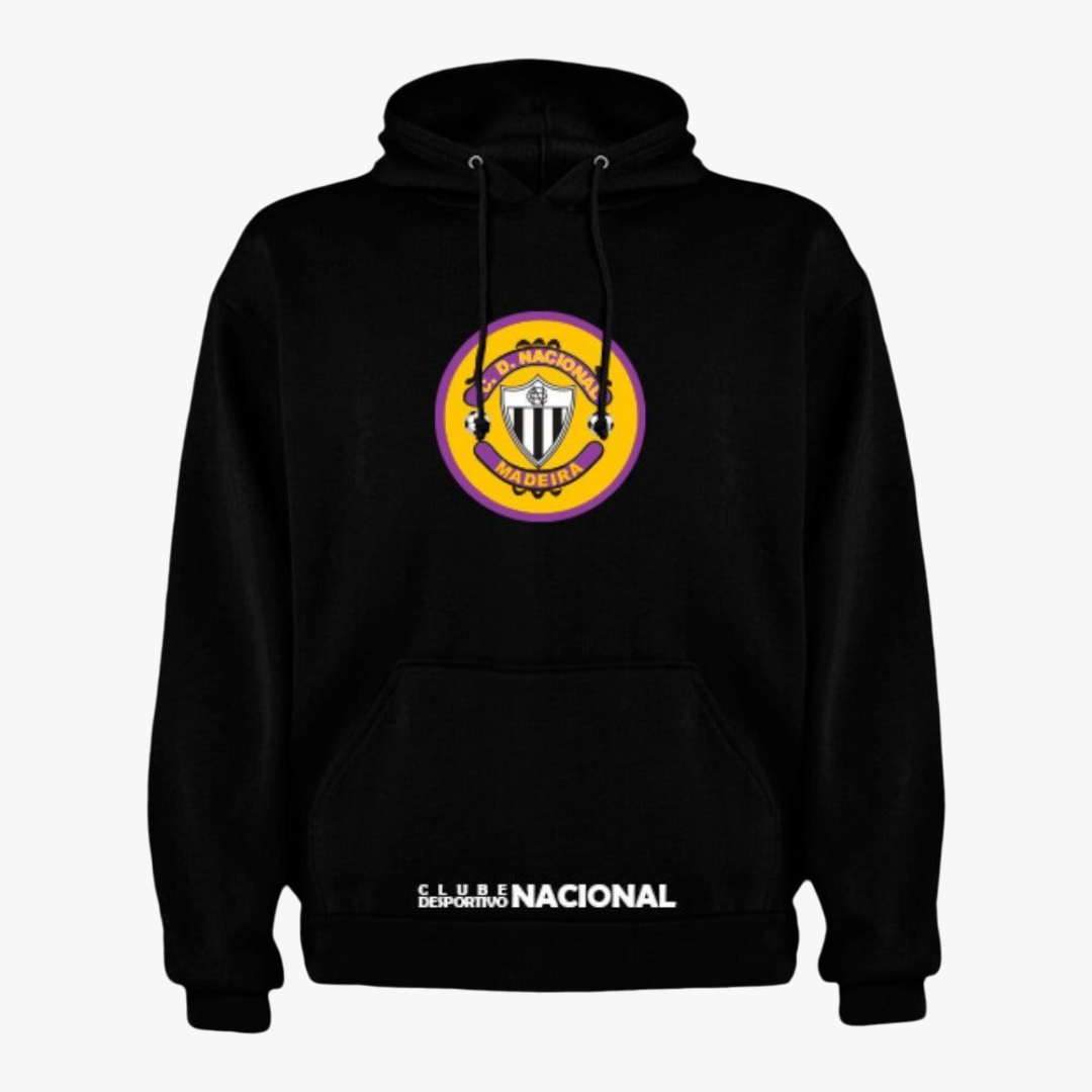 Nacional - Sweat-shirt com capuz - Preta