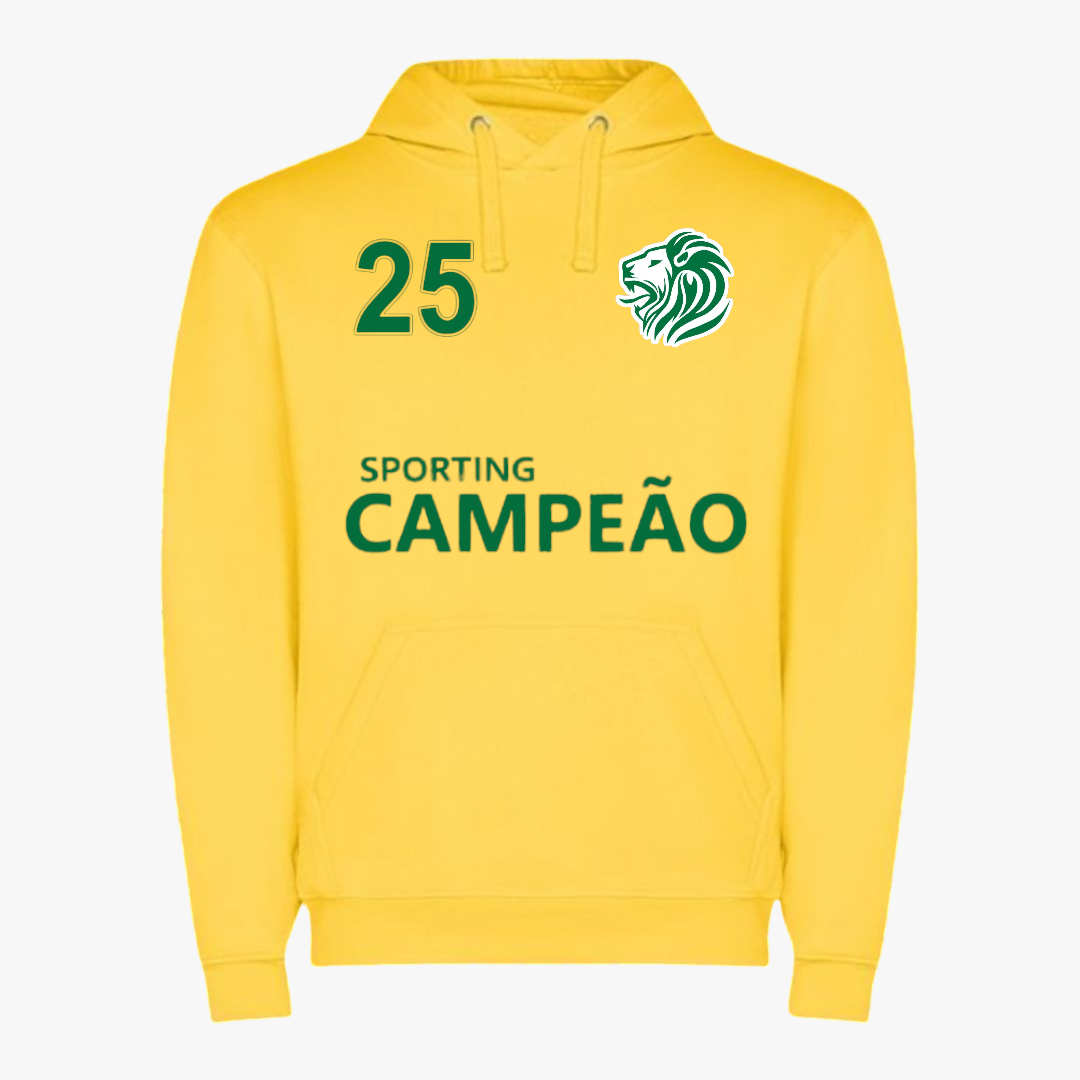 Sporting - Sweat-shirt com capuz - Amarela