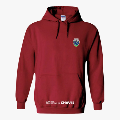 Chaves - Sweat-shirt com capuz - Borgonha
