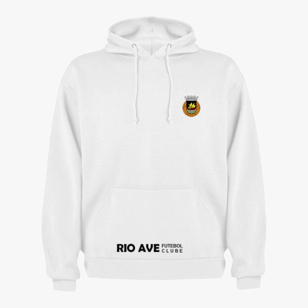 Rio Ave- Sweat-shirt com capuz - Branca