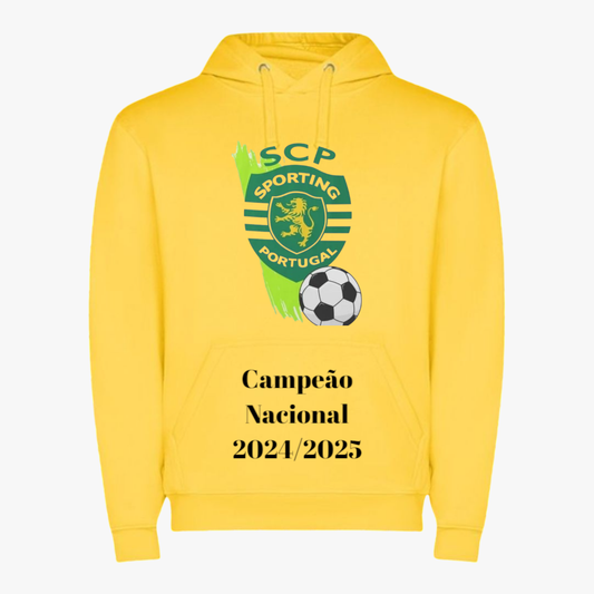 Sporting - Sweat-shirt com capuz - Amarela
