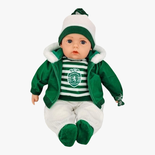 Sporting - Boneco bebé adepto 50cm com sons