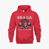 Braga - Sweat-shirt com capuz - Vermelha