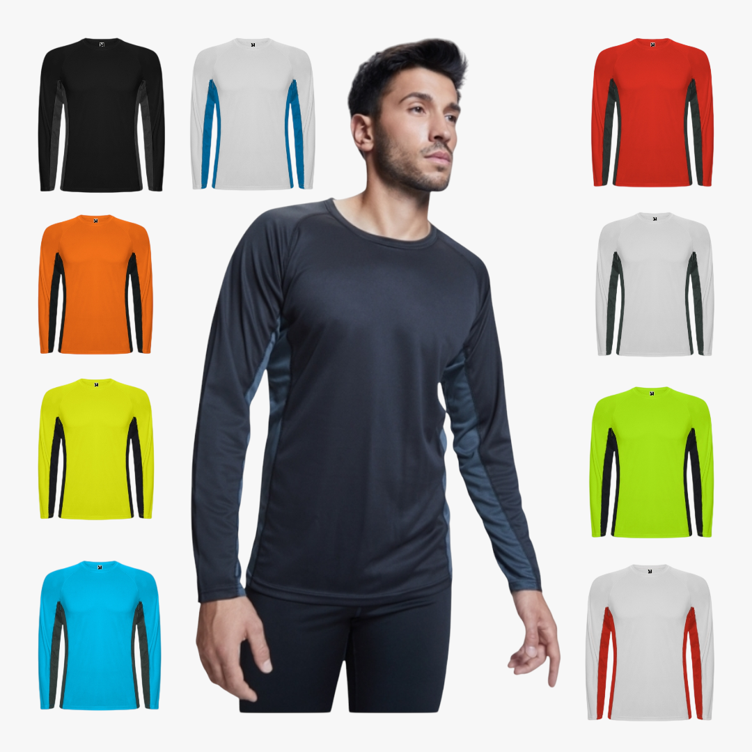 Ref. 6670 - Shanghai - Camisola técnica de manga comprida raglan