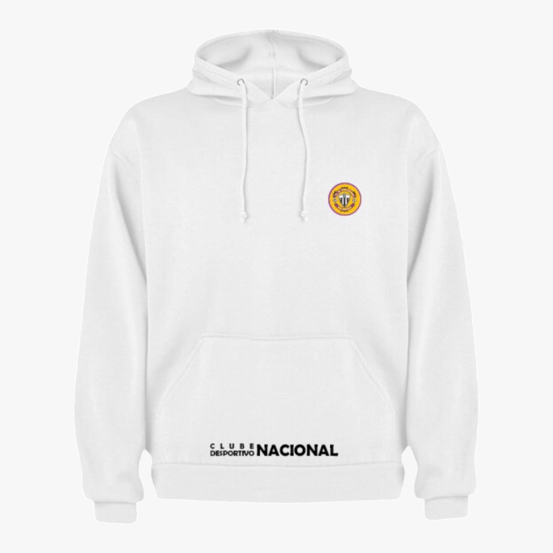 Nacional - Sweat-shirt com capuz - Branca
