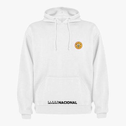Nacional - Sweat-shirt com capuz - Branca