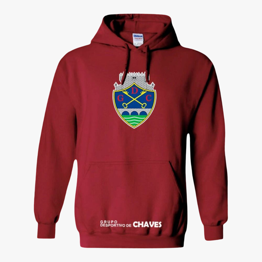 Chaves - Sweat-shirt com capuz - Borgonha