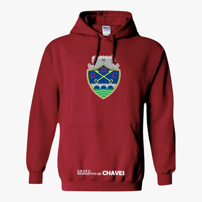 Chaves - Sweat-shirt com capuz - Borgonha