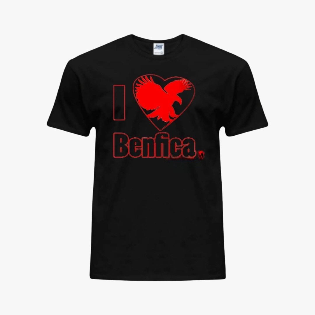 Benfica - T-shirt Preta