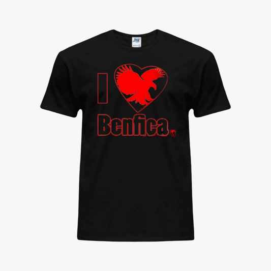 Benfica - T-shirt Preta
