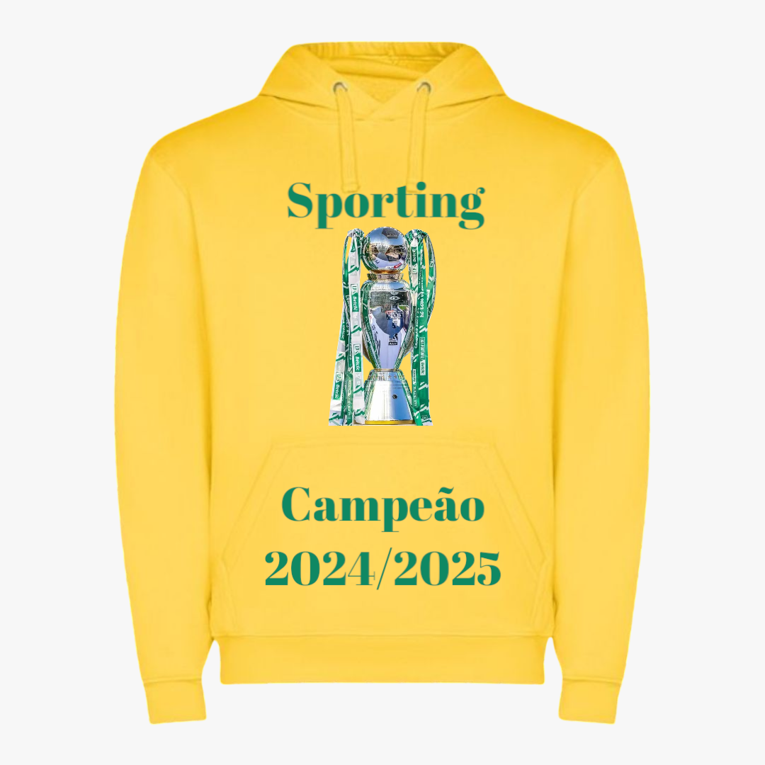 Sporting - Sweat-shirt com capuz - Amarela
