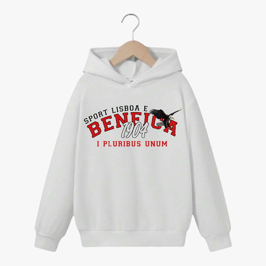 Benfica - Sweat-shirt com capuz - Branca