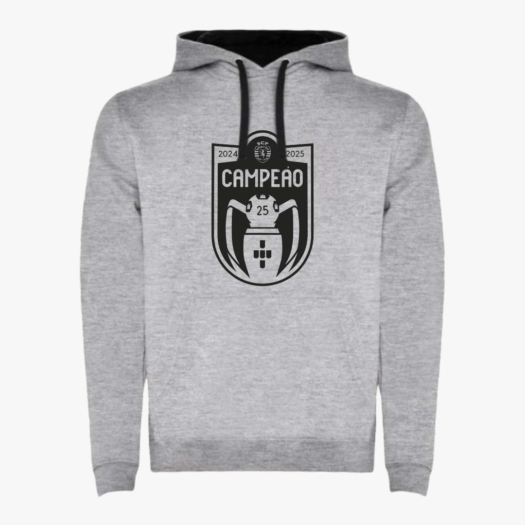 Sporting - Sweat-shirt com capuz - Cinza