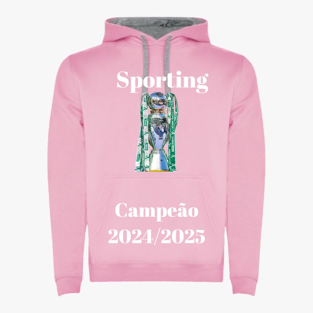 Sporting - Sweat-shirt com capuz - Rosa