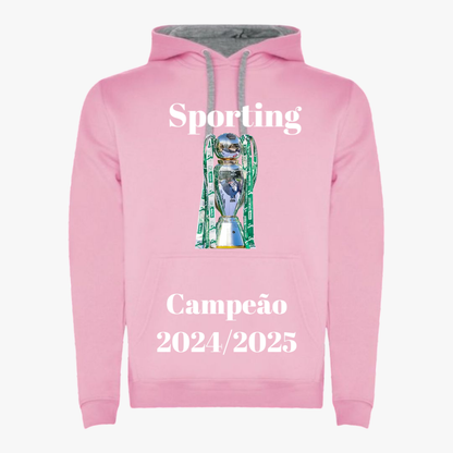 Sporting - Sweat-shirt com capuz - Rosa