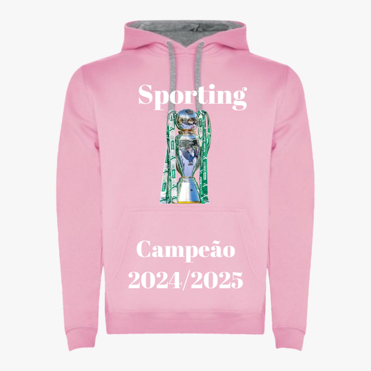 Sporting - Sweat-shirt com capuz - Rosa