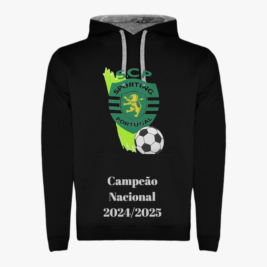Sporting - Sweat-shirt com capuz - Preta