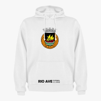 Rio Ave- Sweat-shirt com capuz - Branca