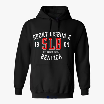 Benfica - Sweat-shirt com capuz - Preta