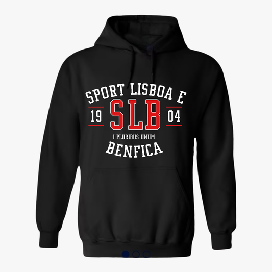Benfica - Sweat-shirt com capuz - Preta