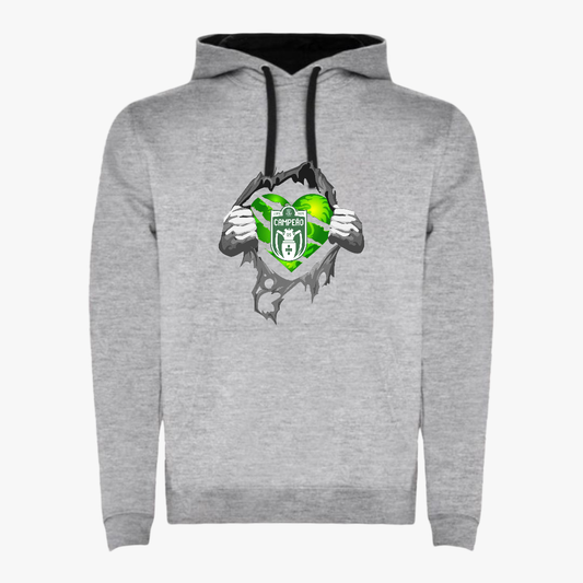 Sporting - Sweat-shirt com capuz - Cinza