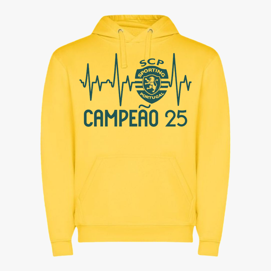 Sporting - Sweat-shirt com capuz - Amarela
