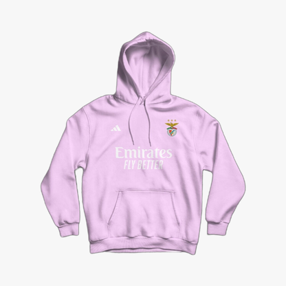 Benfica - Sweat-shirt com capuz - Rosa