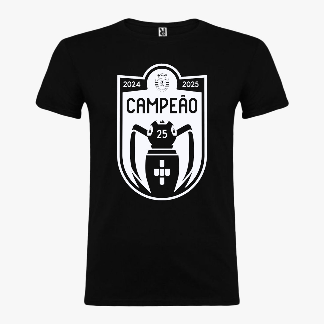 Sporting - T-shirt Preta