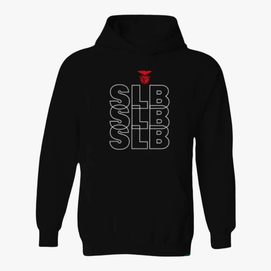 Benfica - Sweat-shirt com capuz - Preta