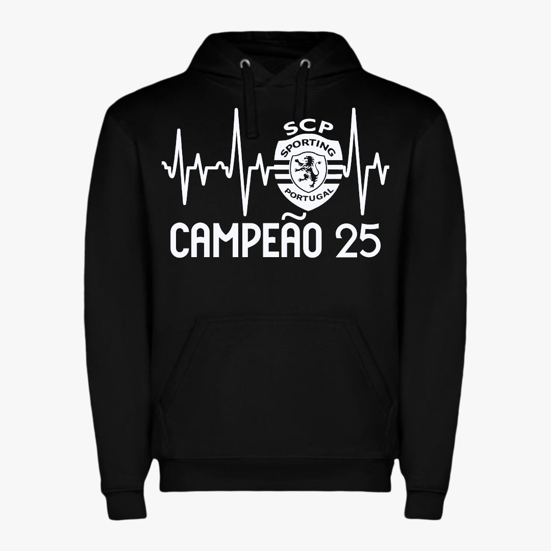 Sporting - Sweat-shirt com capuz - Preta