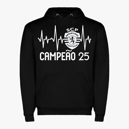 Sporting - Sweat-shirt com capuz - Preta