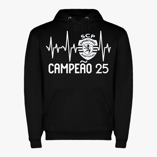Sporting - Sweat-shirt com capuz - Preta