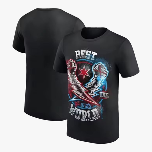 CM Punk - T-shirt Preta