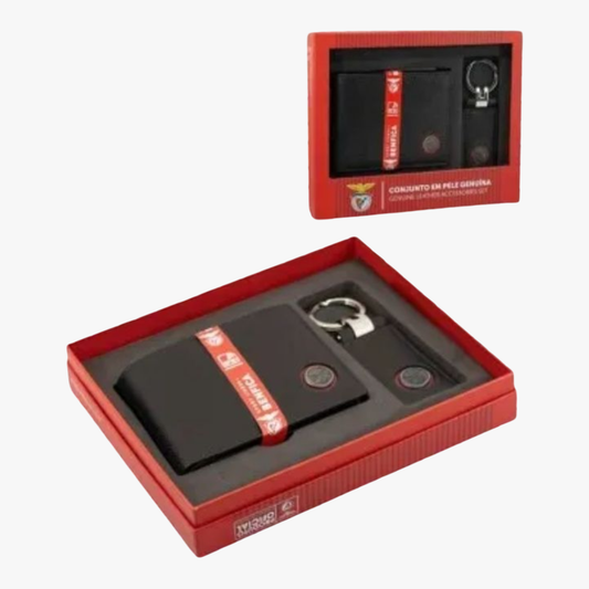 Benfica - Conjunto carteira + porta chaves