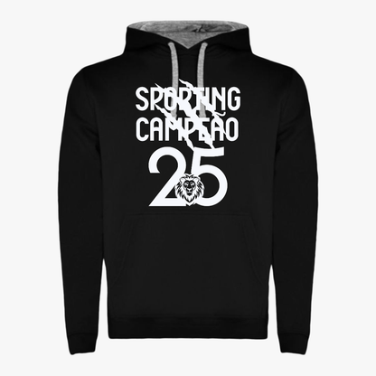 Sporting - Sweat-shirt com capuz - Preta