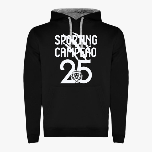 Sporting - Sweat-shirt com capuz - Preta
