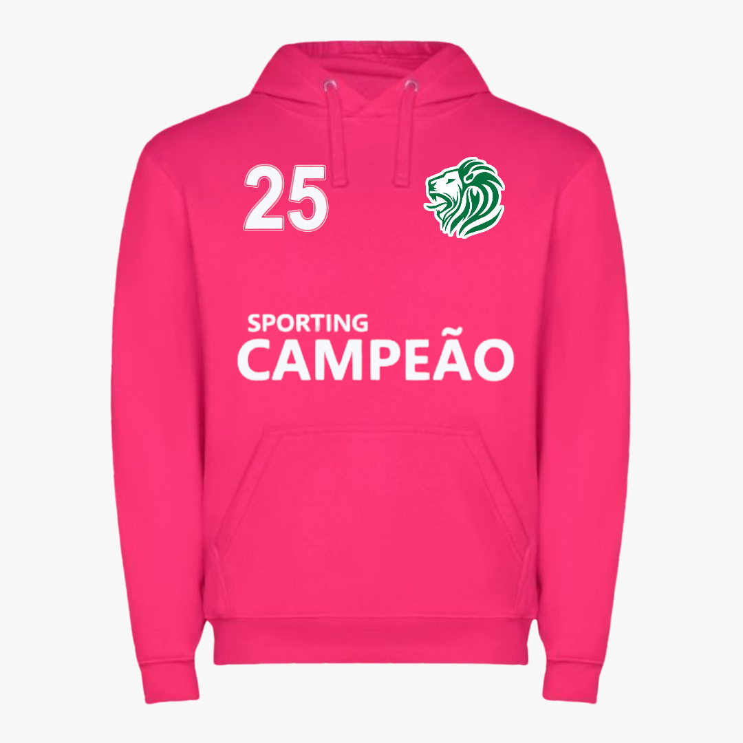 Sporting - Sweat-shirt com capuz - Rosa