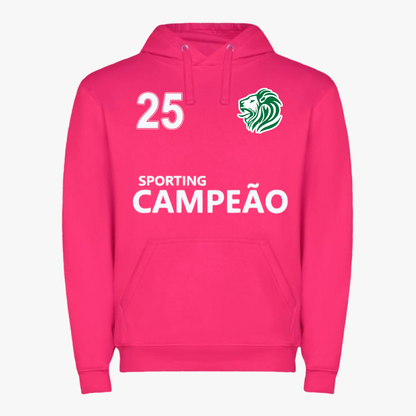 Sporting - Sweat-shirt com capuz - Rosa