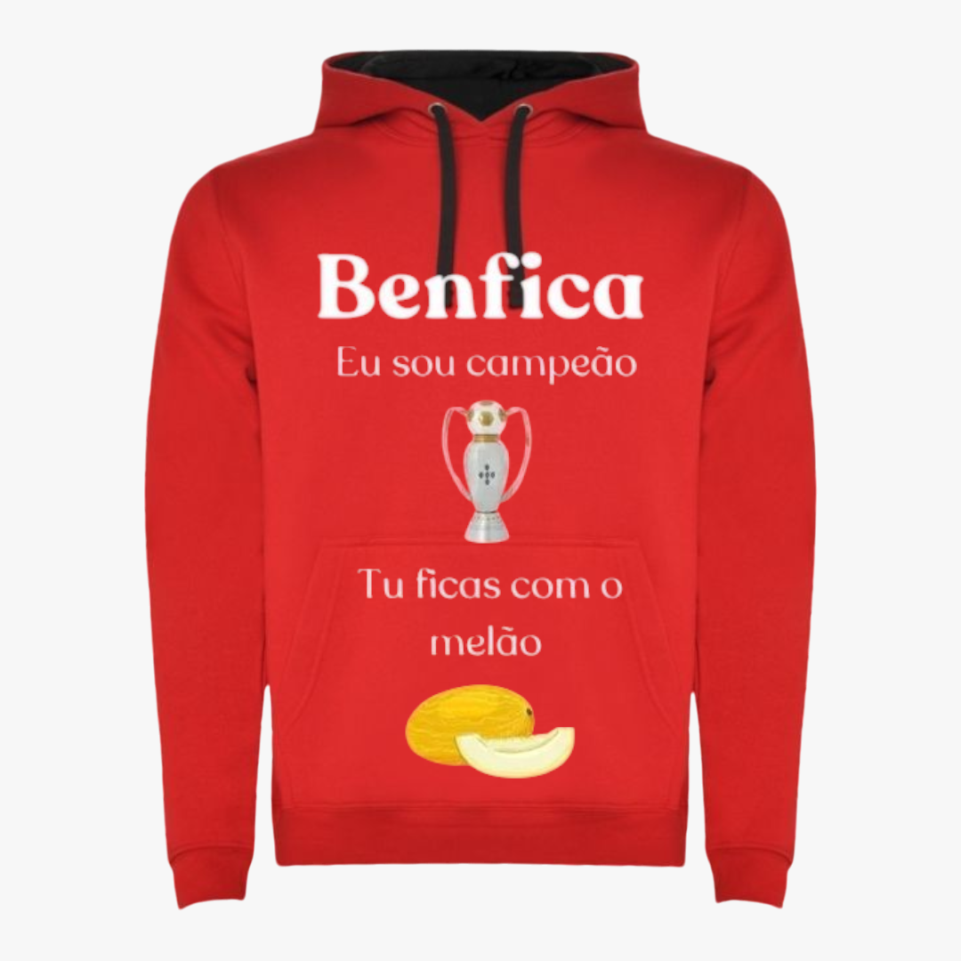 Benfica - Sweat-shirt com capuz - Vermelha